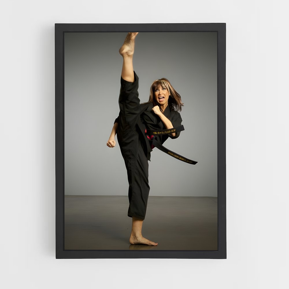 Poster Kima de Fer – affiche Kung Fu (vue 2)